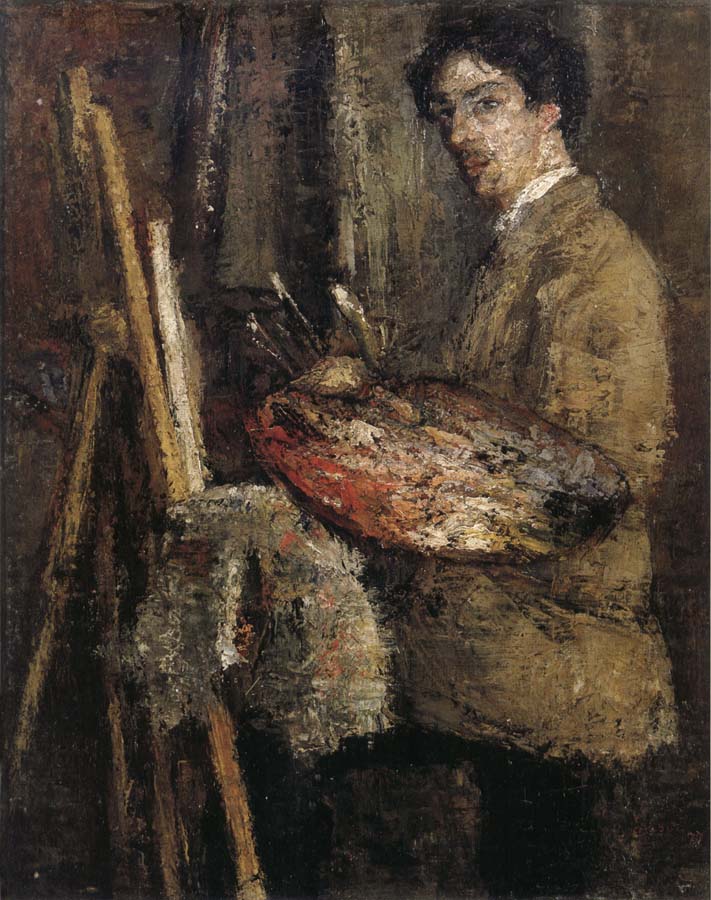 Self-Portrait at the Easel